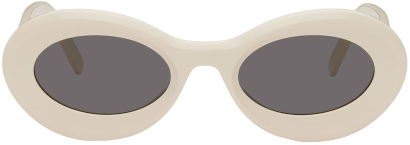 Слънчеви очила Loewe Off-White Loop Sunglasses Бяло | LW40110UM5025A