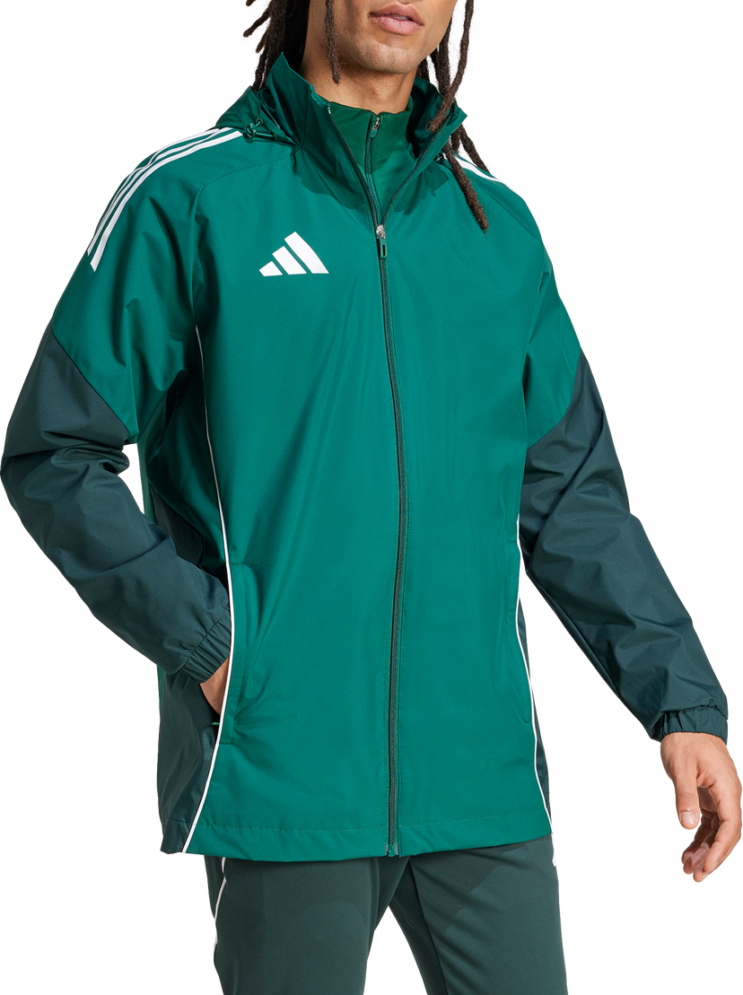 Ветровка adidas Performance Adidas TIRO25C All-Weather Hooded Jacket Зелено | ji8936
