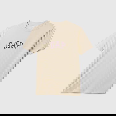 Тениска GAP T-shirt Logo New Arch Tee Bedrock M Бежово | 570044-26, 4