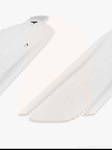 Риза Polo by Ralph Lauren Polo Ralph Lauren Men's Slim Fit Oxford Shirt Бяло | 710928254002, 0