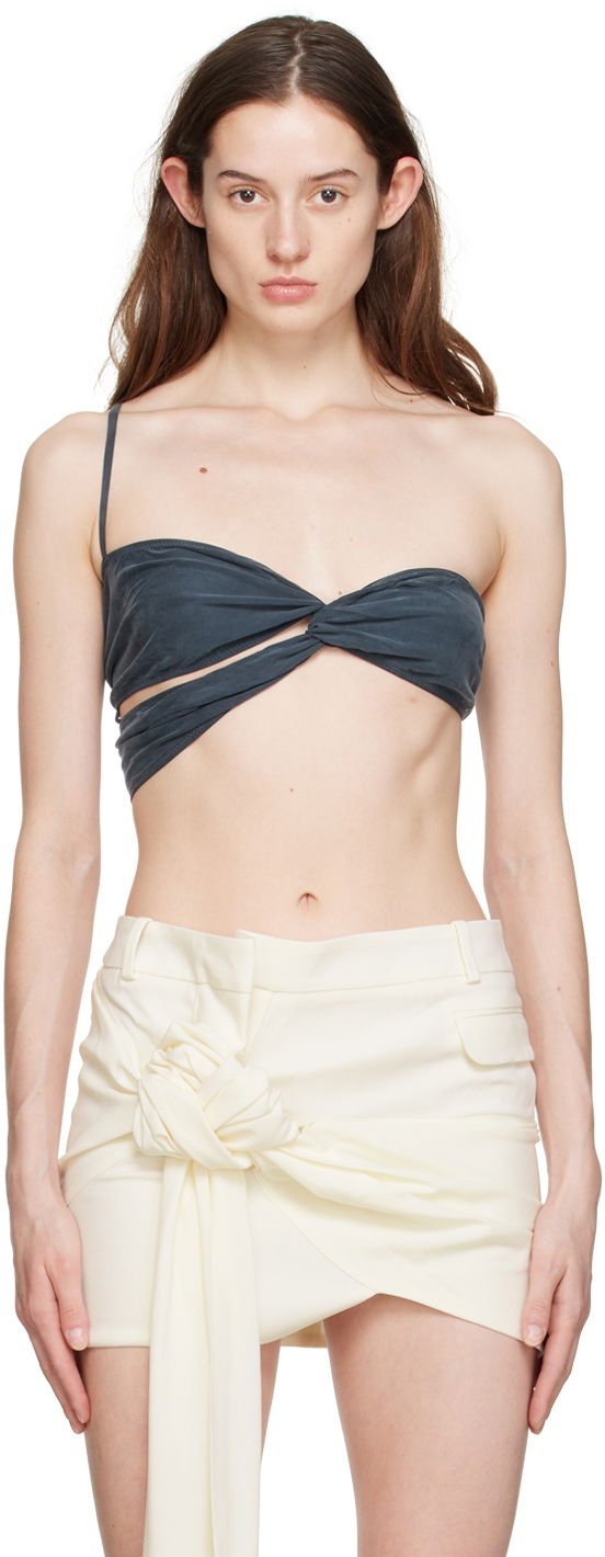 Потник Jacquemus 'Le Bandeau Espelho' Tank Top Тъмно синьо | 23E231JS055-2307, 0
