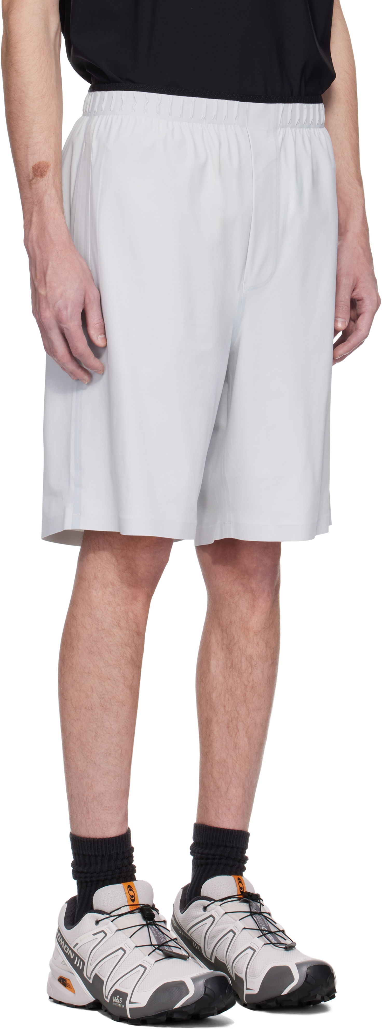 Къси панталони GR10K GR10K Render Ultrasound Shorts Бяло | BGA12109CL, 1