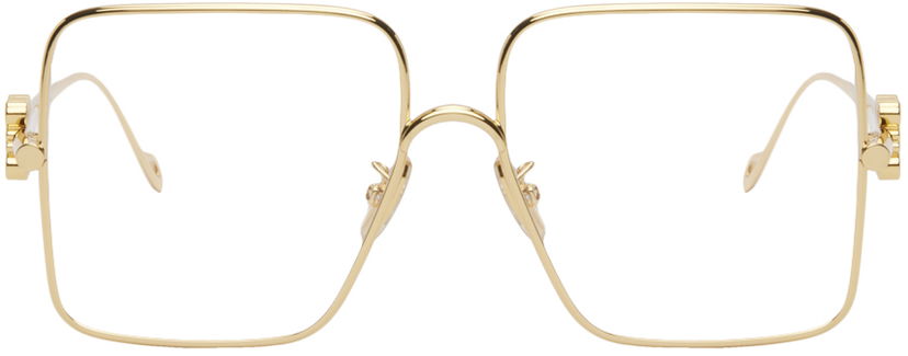 Слънчеви очила Loewe Square Glasses Металик | LW50038U 192337093234