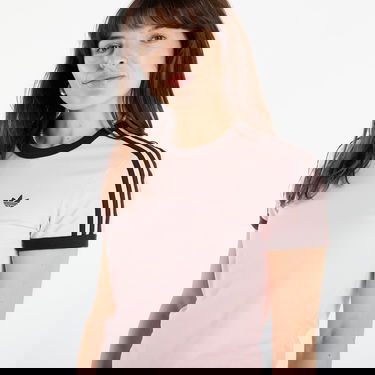 Тениска adidas Performance T-Shirt 3-Stripes Slim Розово | KC9016, 1