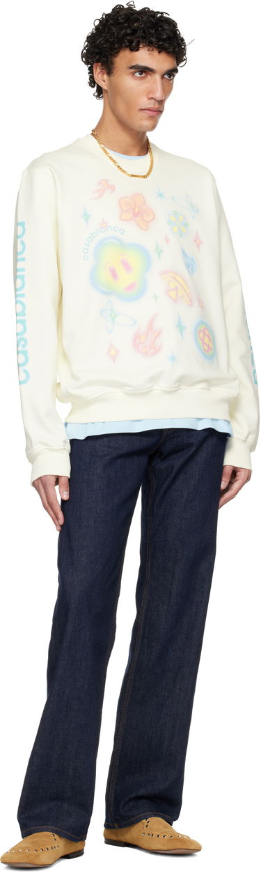 Суитчър Casablanca Airbrush Icons Sweatshirt Многоцветен | M-SP26-JTP-293-01, 3