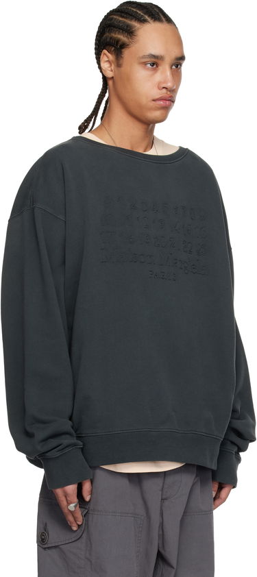 Пуловер Maison Margiela Maison Margiela Embroidered Sweatshirt Сиво | S50GU0230 M25017, 1