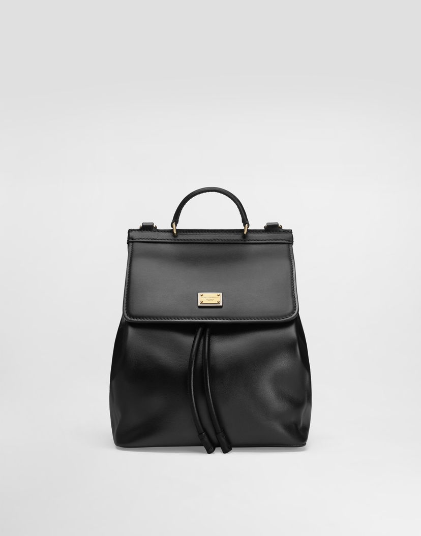 Раница Dolce & Gabbana Dolce & Gabbana Nappa Calfskin Backpack Черно | EB0264A106580999