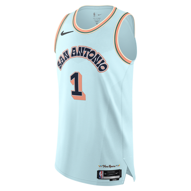 Потник Nike Authentic Victor Wembanyama San Antonio Spurs City Edition Basketball Jersey 2024/25 Синьо | FQ4482-474, 1