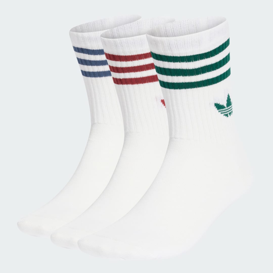 Чорапи adidas Performance 3-Stripes Crew Socks 3-Pack Многоцветен | KT1690, 0