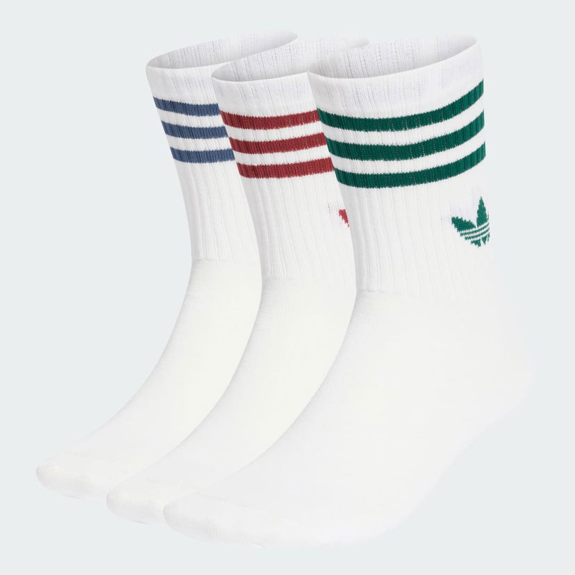 Чорапи adidas Performance 3-Stripes Crew Socks 3-Pack Многоцветен | KT1690