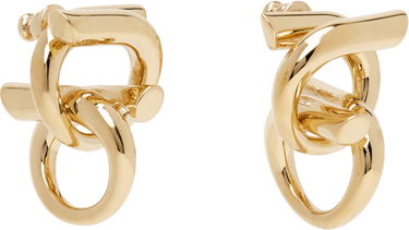 Обеци FERRAGAMO Ferragamo Gancini Earrings Металик | 780397, 1