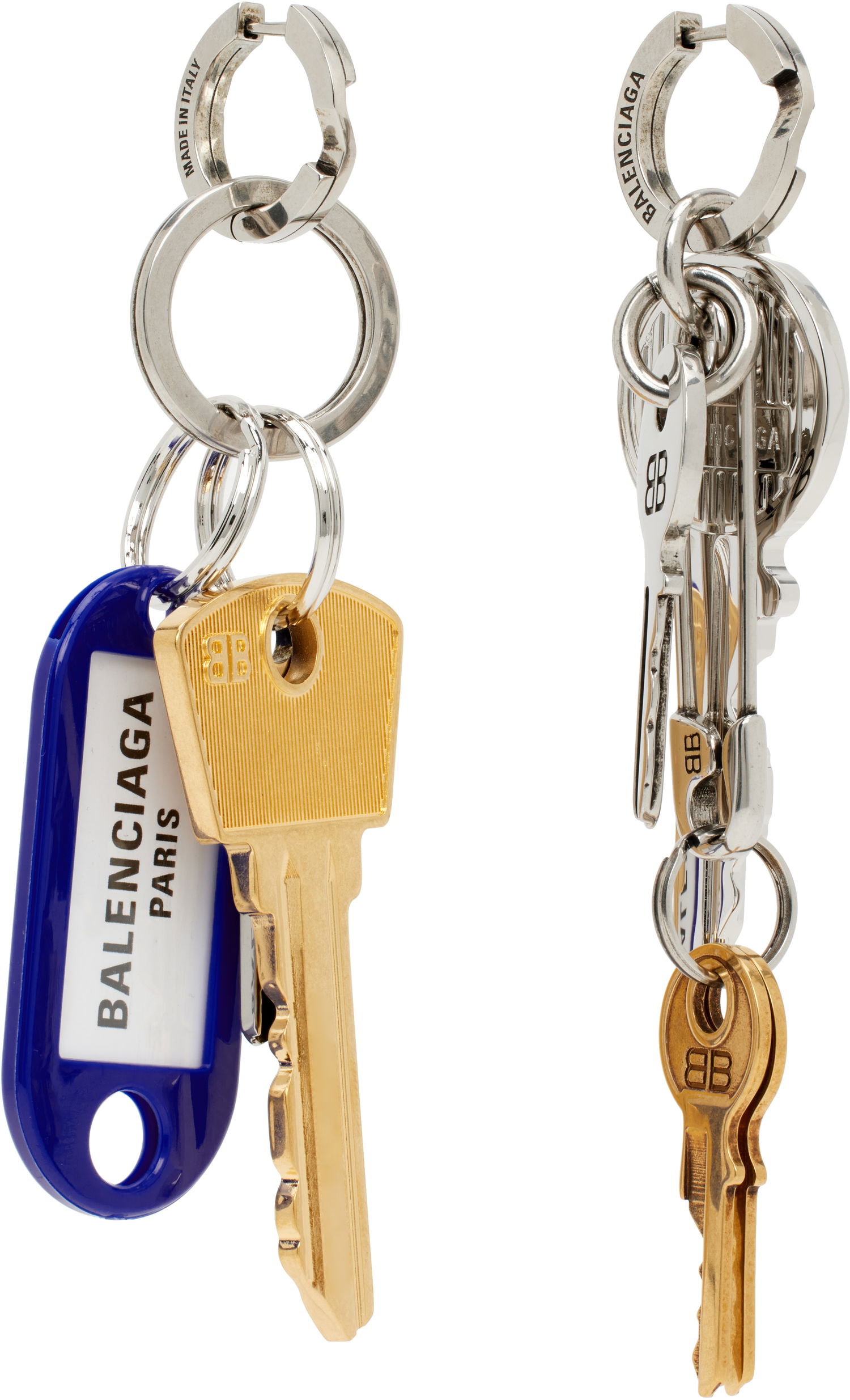 Ключодържатели Balenciaga Balenciaga Old School Key Earrings undefined | 805337 TZMMS, 1