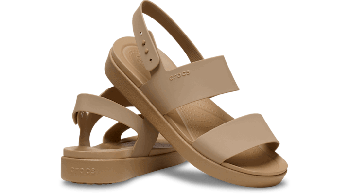 Кецове и обувки Crocs Brooklyn Backstrap Low Low Sandals Бежово | 212399-2NB, 1