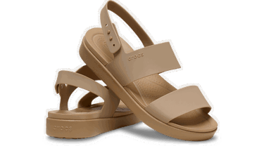 Кецове и обувки Crocs Brooklyn Backstrap Low Low Sandals Бежово | 212399-2NB, 1