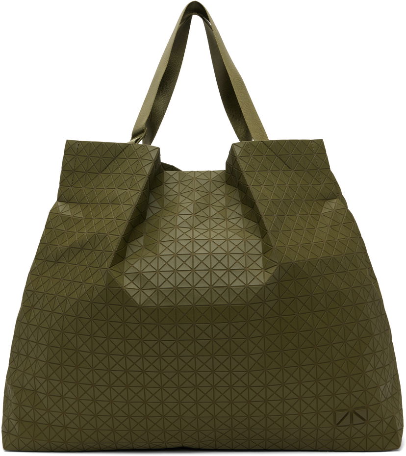 Голяма пазарска чанта BAO BAO ISSEY MIYAKE Geometric Pattern Tote Bag Зелено | BB49AG761