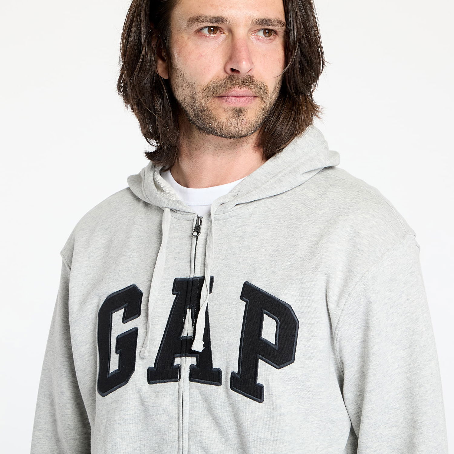 Суитчър GAP Logo Hoodie Сиво | 868454-09, 1
