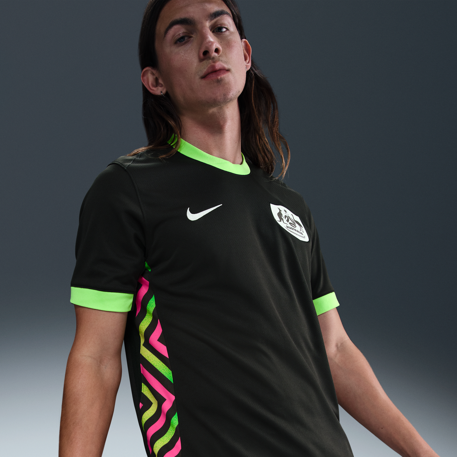 Фланелка Nike Australia Stadium 2025/26 Dri-FIT Replica Jersey Черно | FQ8848-321, 0