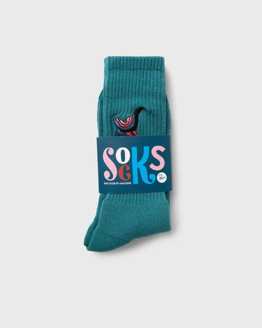 Чорапи By Parra Angry duck crew socks Зелено | 52466, 0