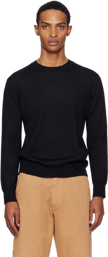 Пуловер Maison Margiela MM6 Maison Margiela Elbow Patch Sweater Черно | SH0HL0032 M13133, 0