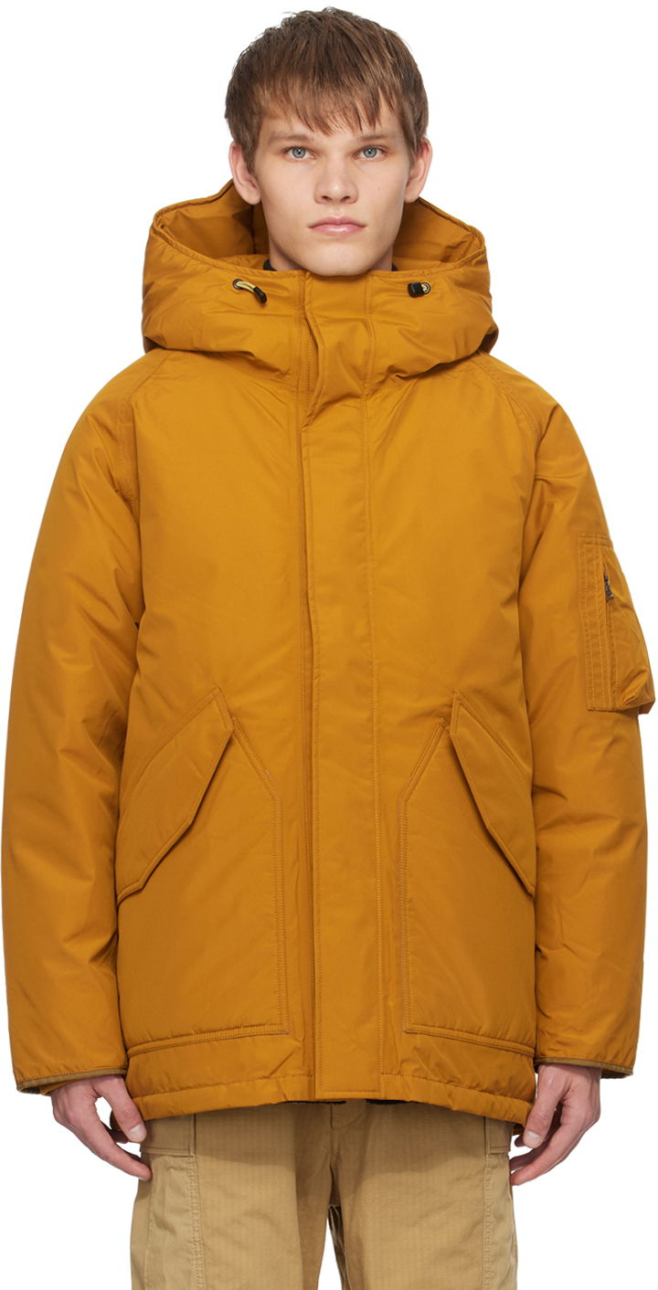 Парка NANAMICA Hooded Down Coat Жълто | SUBF357U, 0