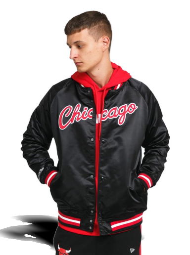 Bomber NBA Lightweight Satin Jacket Bulls