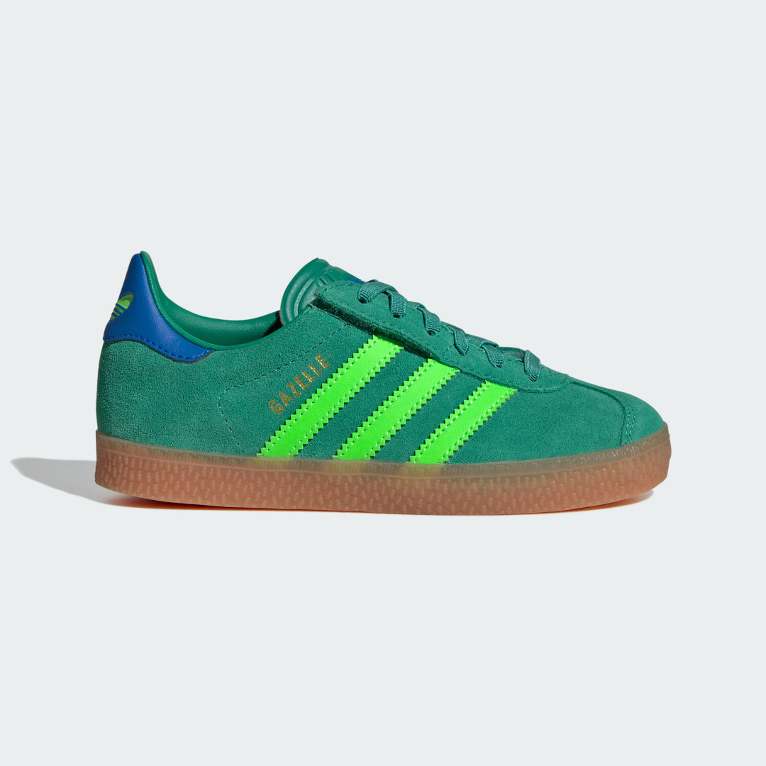 Кецове и обувки adidas Originals Gazelle Comfort Closure Elastic Lace Зелено | JQ7835, 0