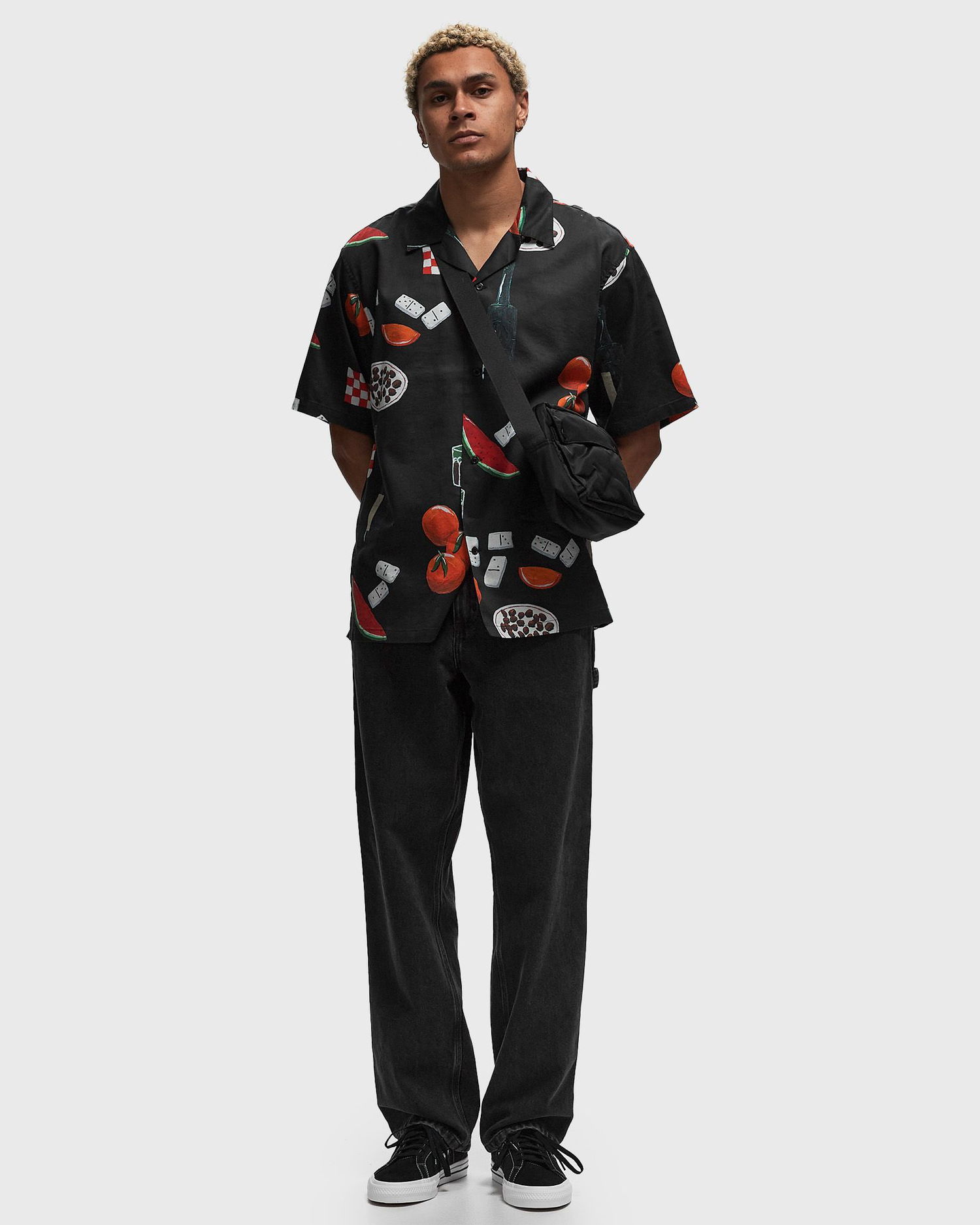Риза Carhartt WIP S/S Isis Maria Dinner Shirt Черно | I033071_23J_XX, 0