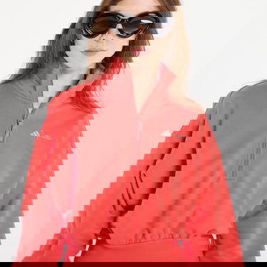 Суитчър adidas Performance adidas x Moonboot Cropped Half-Zip Tracksuit Top with Puffed Sleeves Червено | JM1100, 1