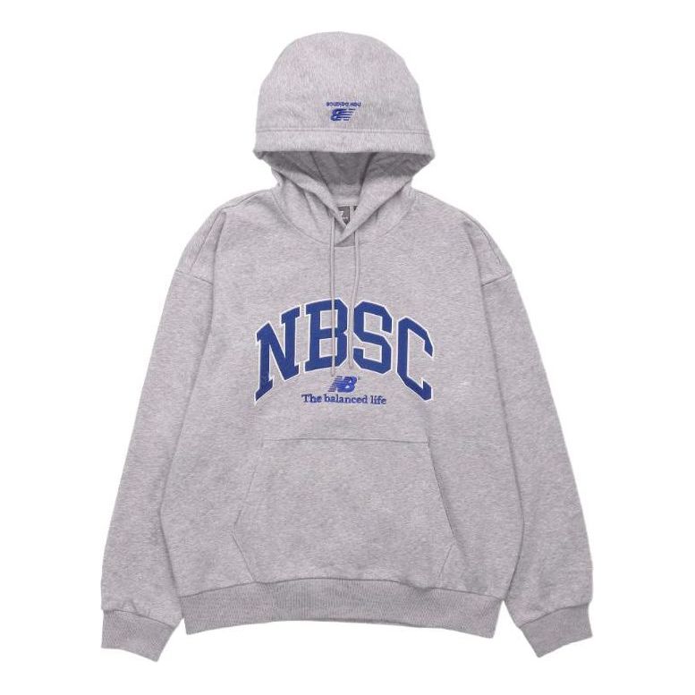 Суитчър New Balance Print Logo Hoodie Сиво | 5CC44353-MGR, 0