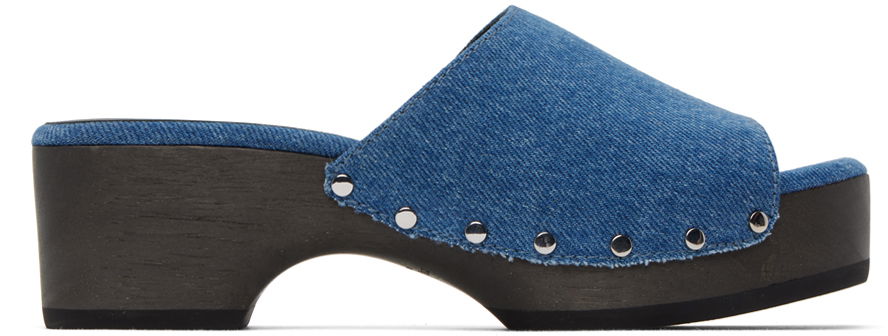 Облекло rag & bone rag & bone Mara Denim Clogs Синьо | WFF23PF015SA15, 0