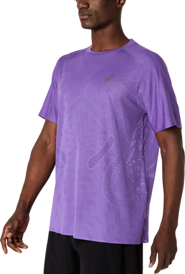 Тениска Asics Metarun Short Sleeve Running T-Shirt Лилаво | 2011d286-500, 2