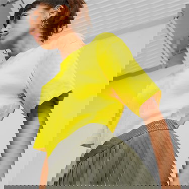 Пола Puma Gonna plissettata YONA da donna, Verde/Altro Зелено | 537978_73, 3