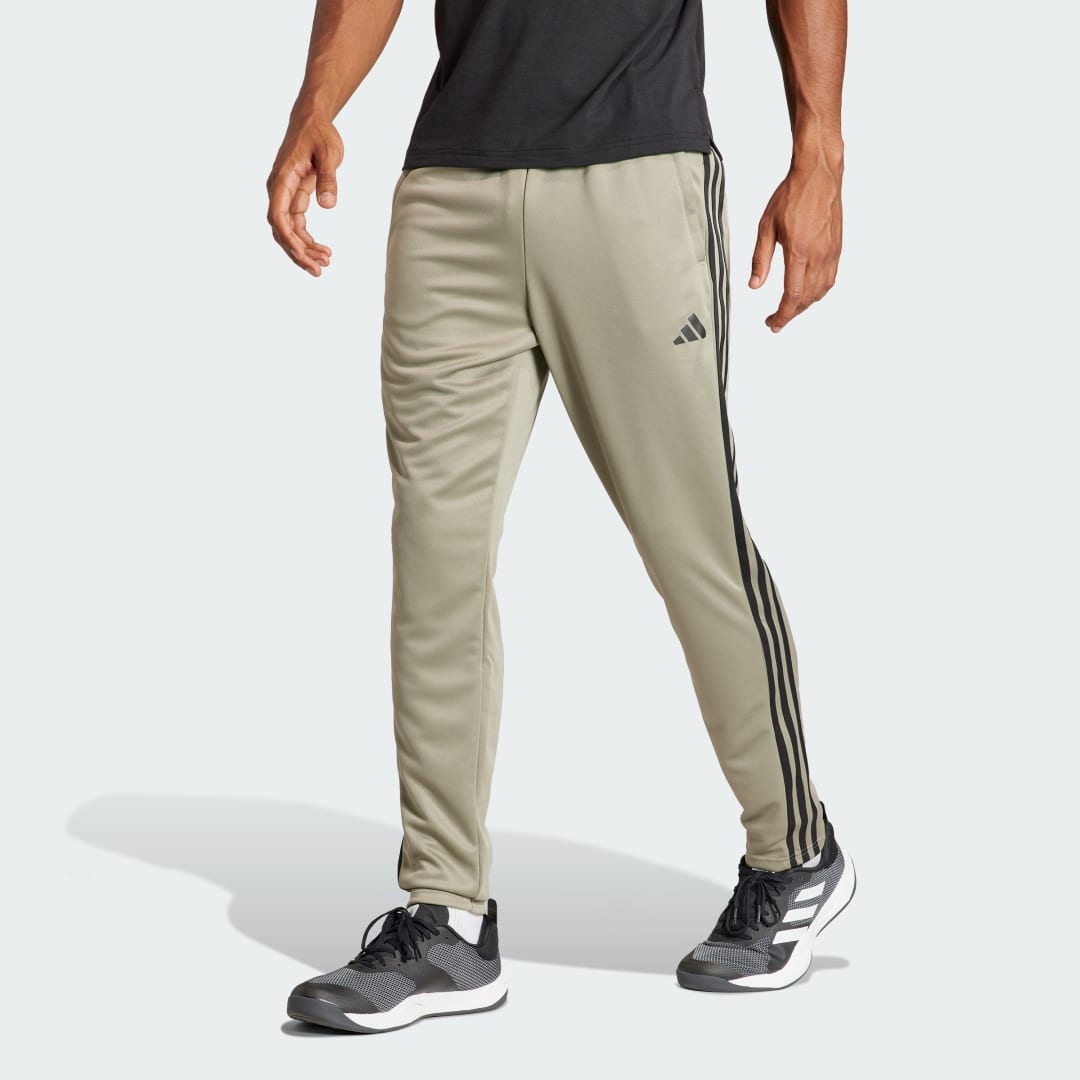 Спортни панталони adidas Performance Train Essentials 3-Stripes Pants Зелено | IT5412, 0