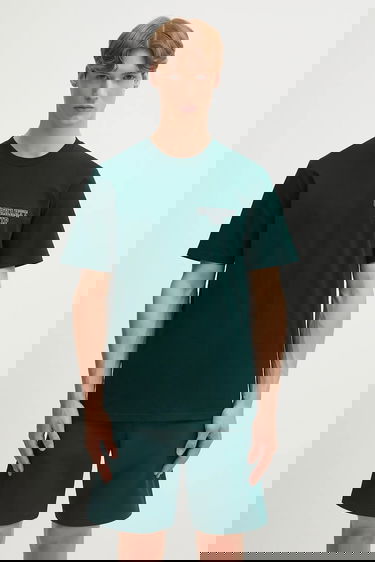 Тениска Carhartt WIP Short-Sleeve Alumni T-Shirt with Print Зелено | I035207.05AXX, 0