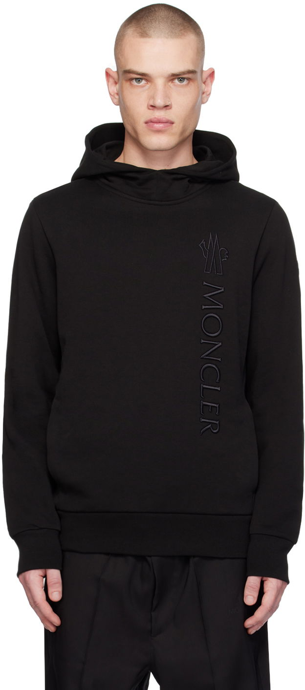 Суитчър Moncler Embroidered Hoodie Черно | J10918G0000589ADW, 0