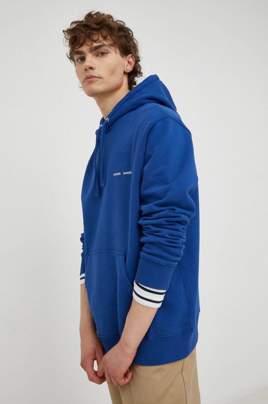 Суитчър Samsoe Samsoe Norsbro Hoodie Тъмно синьо | M00018104, 0