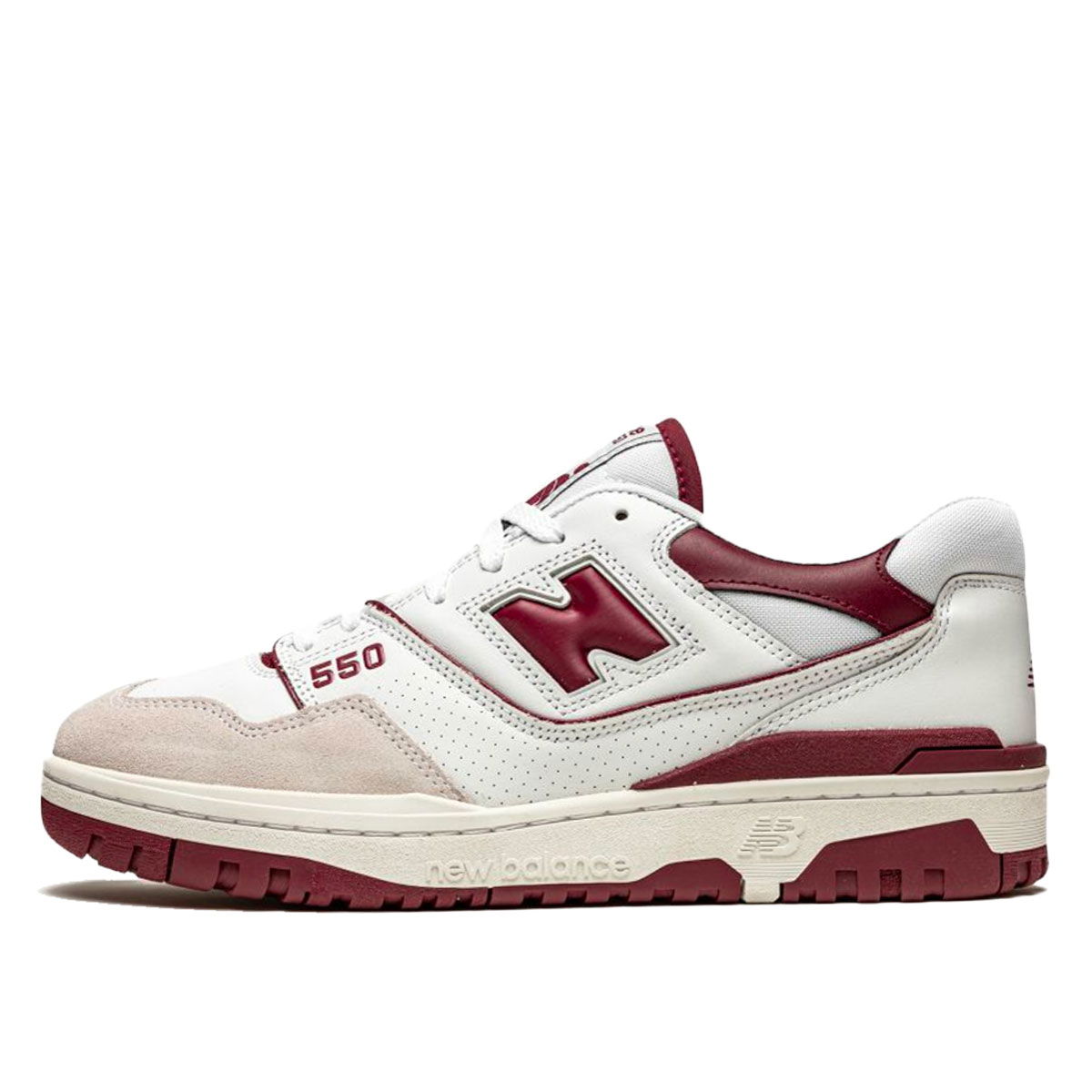 Кецове и обувки New Balance 550 "Sea Salt Burgundy" Бяло | BB550LI1, 1