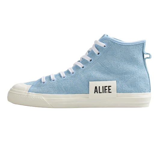 Кецове и обувки adidas Originals ALIFE x Nizza Hi "Clear Sky" Синьо | GW5325, 0