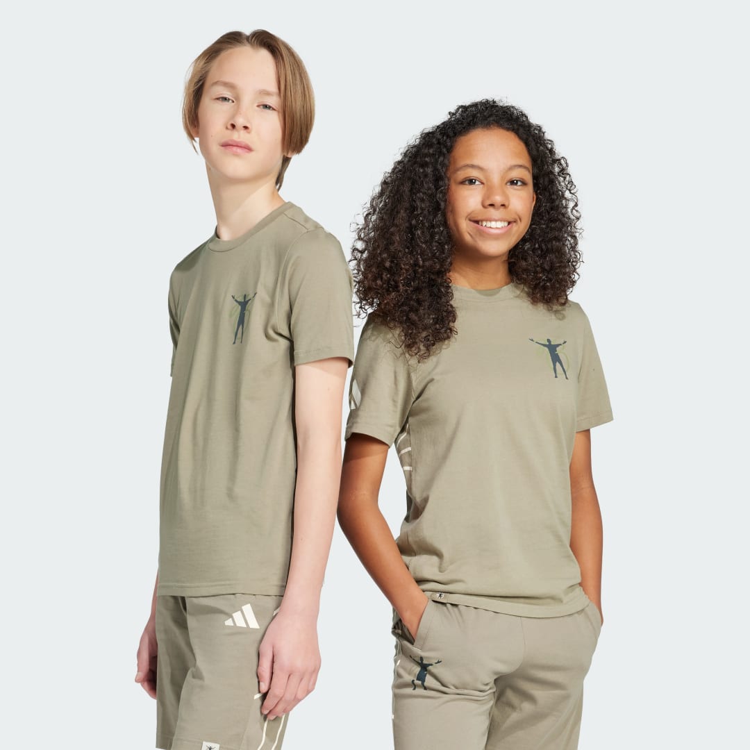 Тениска adidas Performance Jude Bellingham Culturewear Kids' T-Shirt Зелено | JY1877, 0