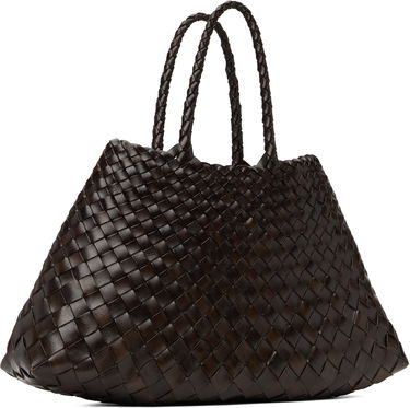 Голяма пазарска чанта Dragon Diffusion Dragon Diffusion Santa Croce Small Tote Bag Кафяво | 8893, 1