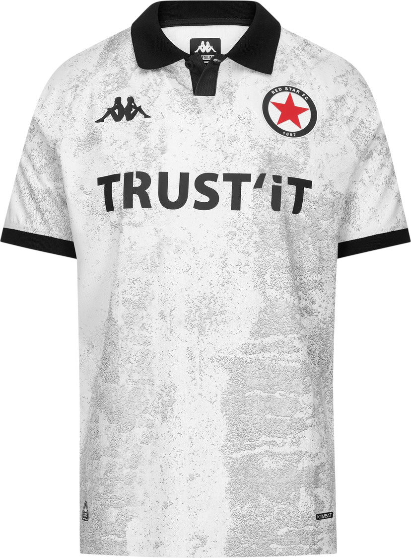 Фланелка Kappa Kappa Red Star FC Away Jersey 2025/26 Бяло | 361y5ww-s0k