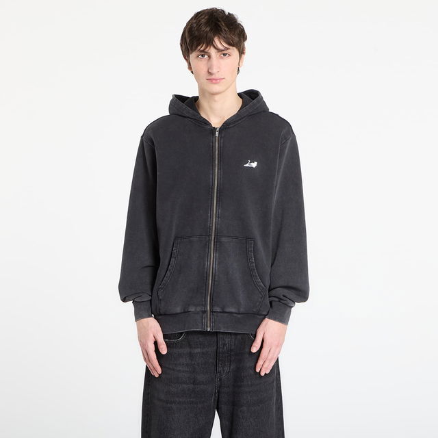 Castanza Vintage Wash Zip Up Hoodie