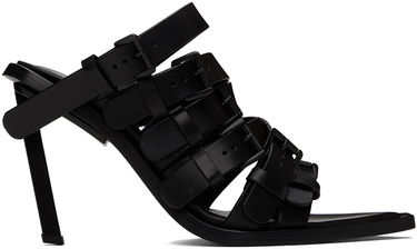 Аксесоари Ann Demeulemeester Ann Demeulemeester Nel Heeled Buckle Strap Mules Черно | 2401-W-H10-LT049-099, 0