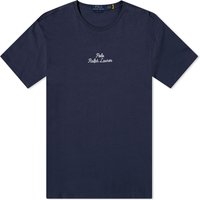 Тениска Polo by Ralph Lauren Chain Stitch Logo T-Shirt Тъмно синьо | 710936585003, 1