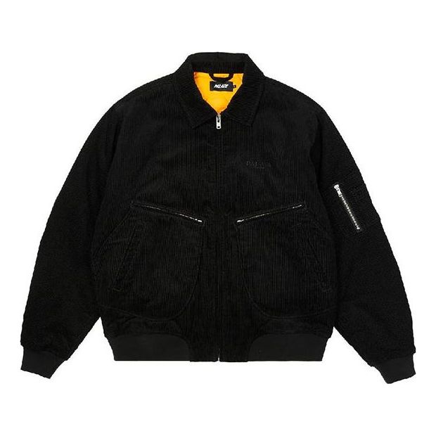 Яке бомбър Palace Corduroy Bomber Jacket Черно | P23JK001