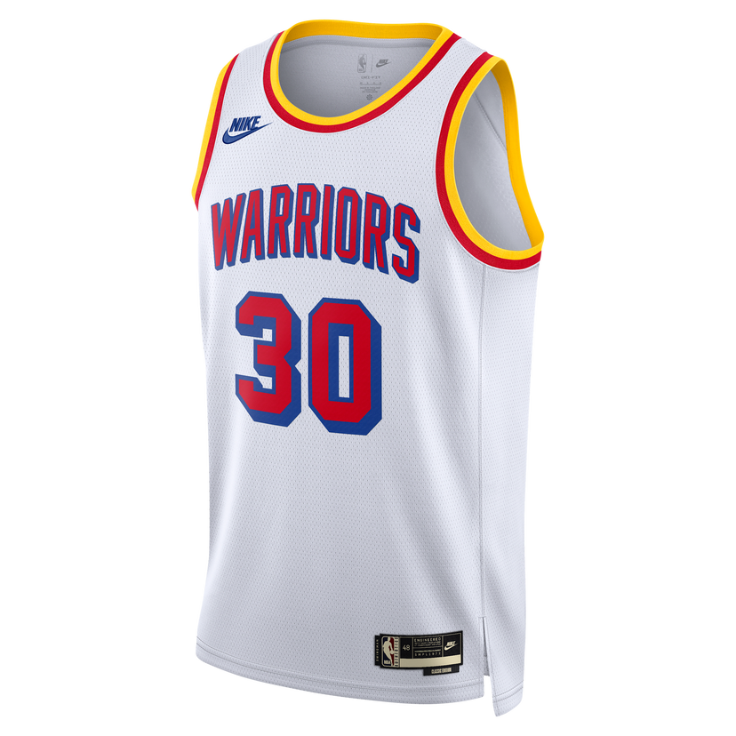 Фланелка Nike Stephen Curry Golden State Warriors Hardwood Classics Swingman Jersey Бяло | FQ4689-103