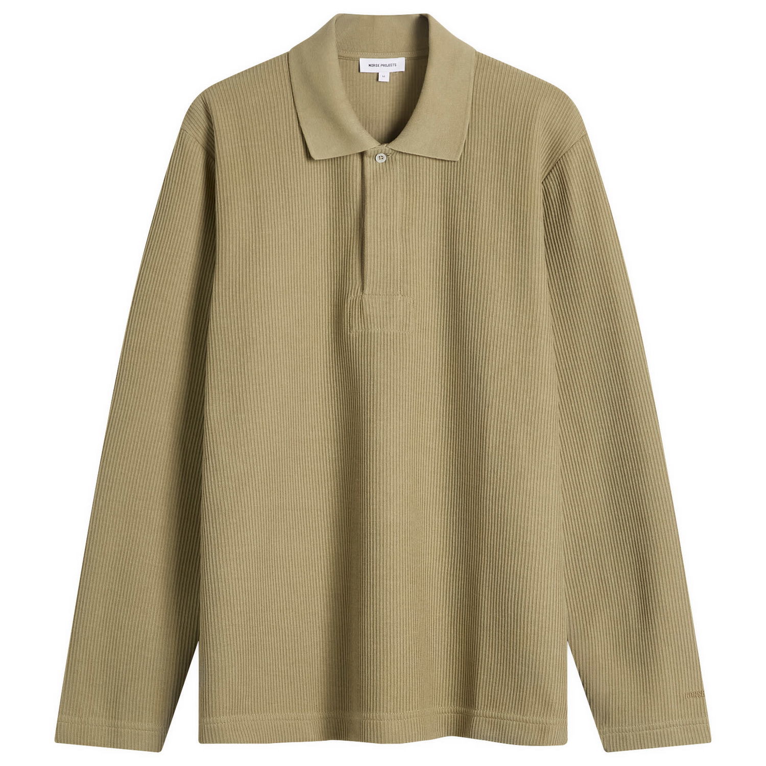 Поло тениска NORSE PROJECTS Ruben Double Face Long Sleeve Polo Зелено | N10-0214-2053, 0