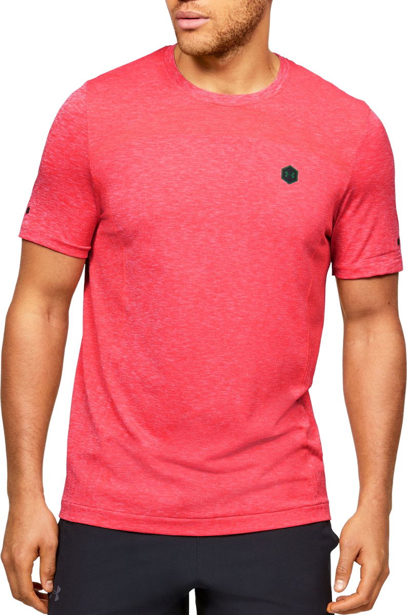 Тениска Under Armour T-Shirt Rush Seamless Fitted SS Червено | 1351448-820, 0