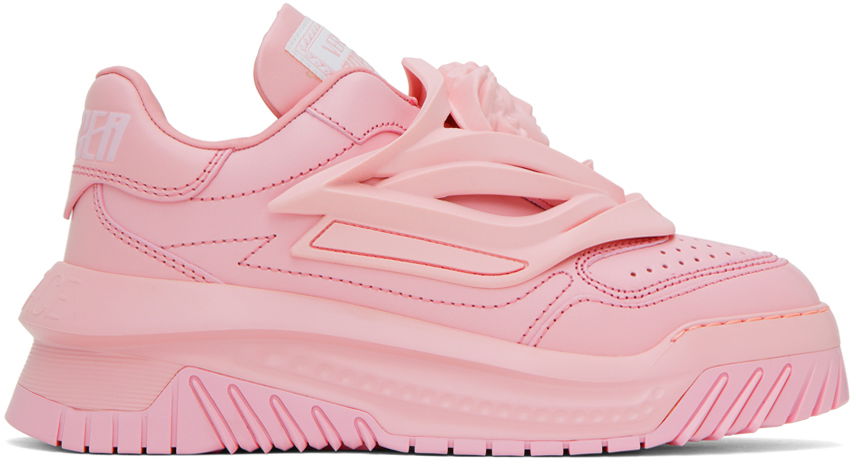 Кецове и обувки Versace Pink Odissea Sneakers Розово | 1005215_1A03180, 0