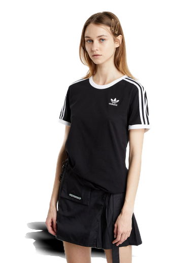 Тениска adidas Originals Adicolor Classics 3 Stripes Tee Черно | GN2900